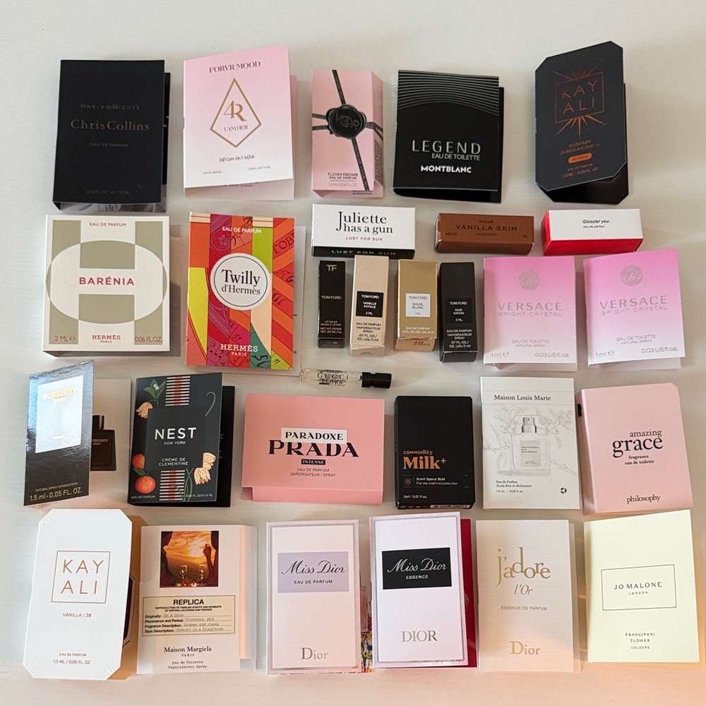 Assorted Fragrance Sample Collection